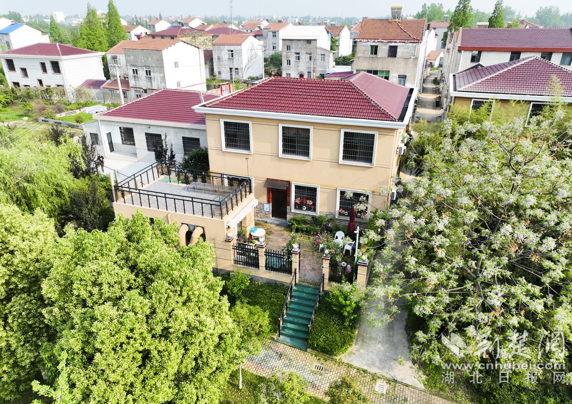 西王村村民王偉因地制宜，把房前屋后改造成別致小院，還開(kāi)起了農(nóng)家樂(lè)。1.jpg.jpg